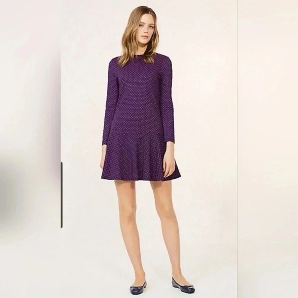 NWOT Authentic TORY BURCH Jenny Dress in Navy Sea Ocho Rios